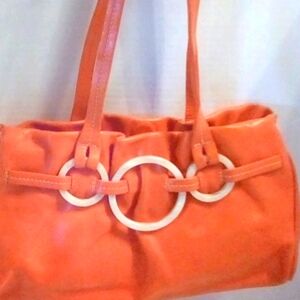 Adrienne Vittani Orange Shoulder Bag